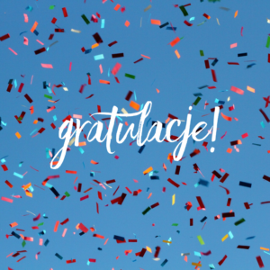 miniatura wpisu: gratulacje, confetti